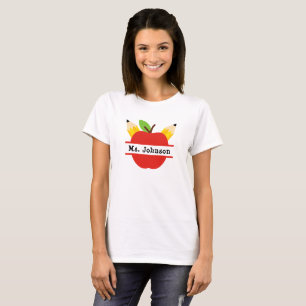 Camiseta Professora Apple Personalizada