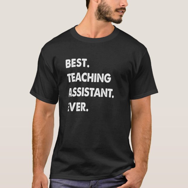 Camiseta Professora Assistente de Ensino Melhor Assistente  (Frente)