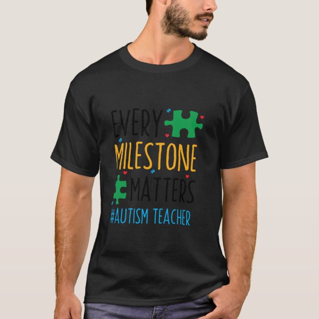 Camiseta Professora Autismo Sensibilização Professora para  (Frente)