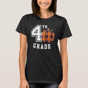 Camiseta Professora Buffalo Xadrez Pumpkin do 4º ano Mulher