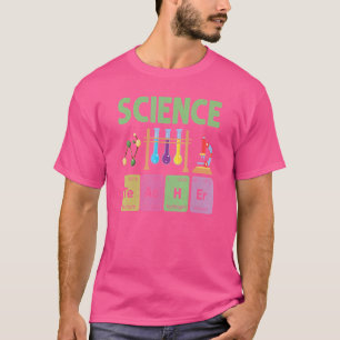 Camiseta Professora Cientista Equipe de Química de Biologia