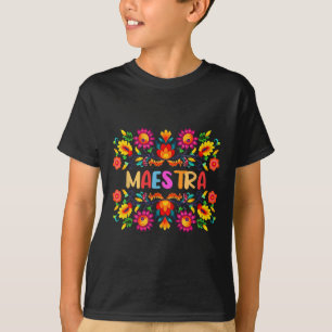 Camiseta Professora Cinco De Mayo Espanhol Mexicano Profess