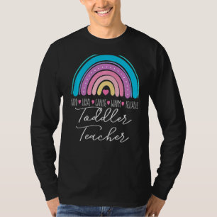 Camiseta Professora Cute Toddler Provedora De Cuidados De D