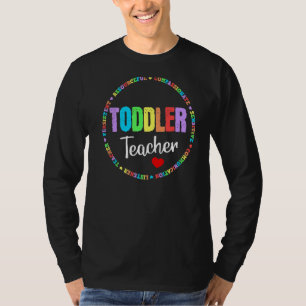 Camiseta Professora Cute Toddler Provedora De Cuidados De D