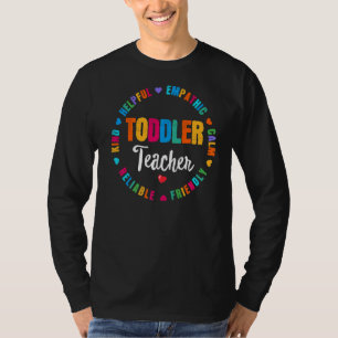 Camiseta Professora Cute Toddler Provedora De Cuidados De D