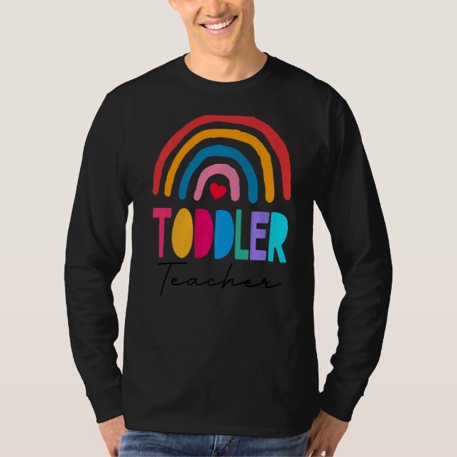 Camiseta Professora Cute Toddler Provedora De Cuidados De D (Frente)