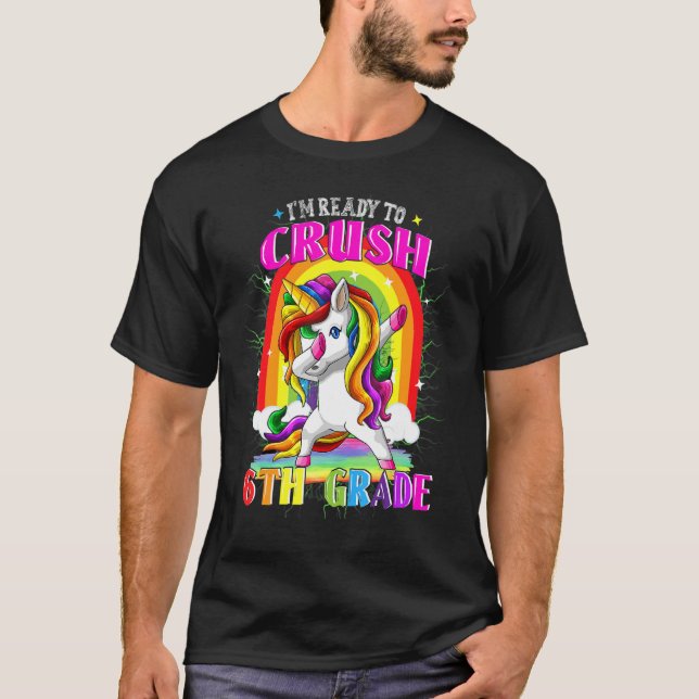 Camiseta Professora Da 6 Grama De Esquadrão De Volta À Esco (Frente)