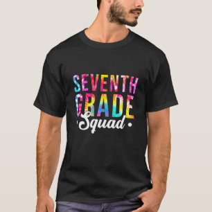 Camiseta Professora Da 7 Da Esquadra De Tie Dye De Volta À