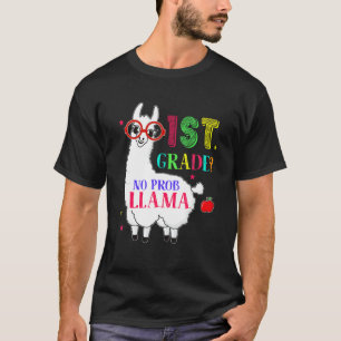 Camiseta Professora Da Classe 1rua No Prob Llama AFacial