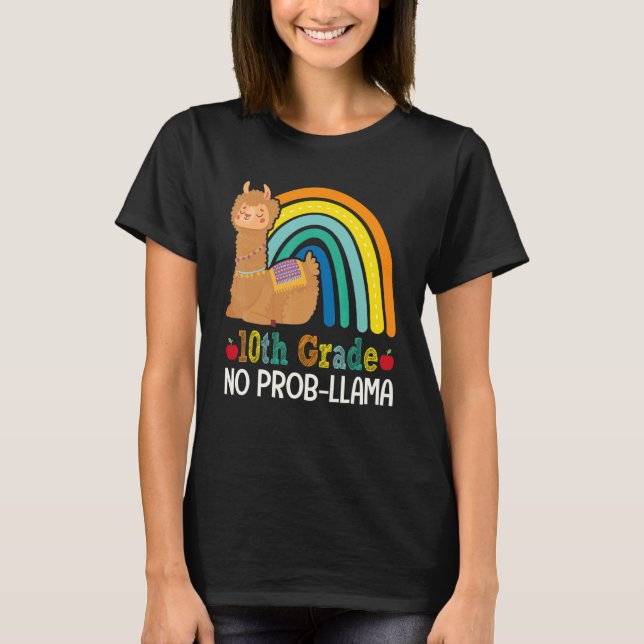 Camiseta Professora da Equipe do 10º Grau Sem Prob Lama (Frente)