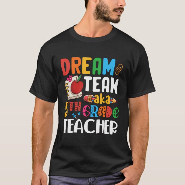 Camiseta Professora Da Equipe Dreka, 5, Professora Da 5ª Sé (Frente)