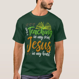 Camiseta Professora da Escola Cristã Reze ao Cristo de Jesu