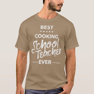 Camiseta Professora Da Escola Do Melhor Cozinhar De Eternam