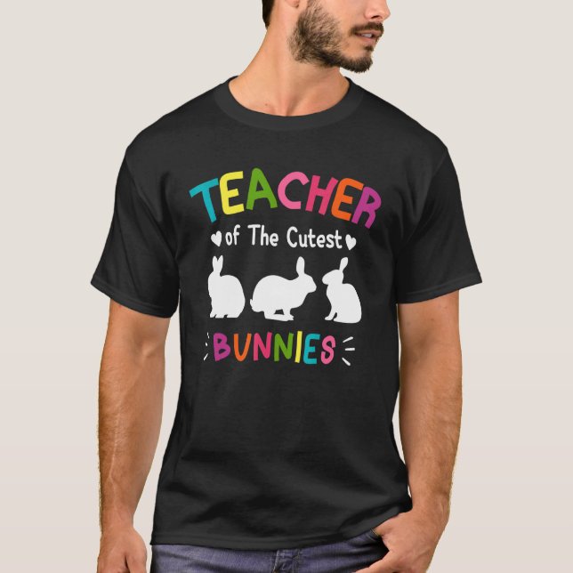 Camiseta Professora Da Páscoa De Professores De Bunn Dos Bu (Frente)