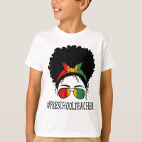 Professora da pré-escola História Negra Africana d