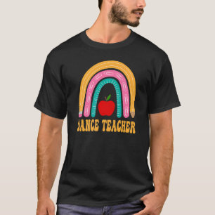 Camiseta Professora Dança Arco-Íris De Volta À Apprec Escol