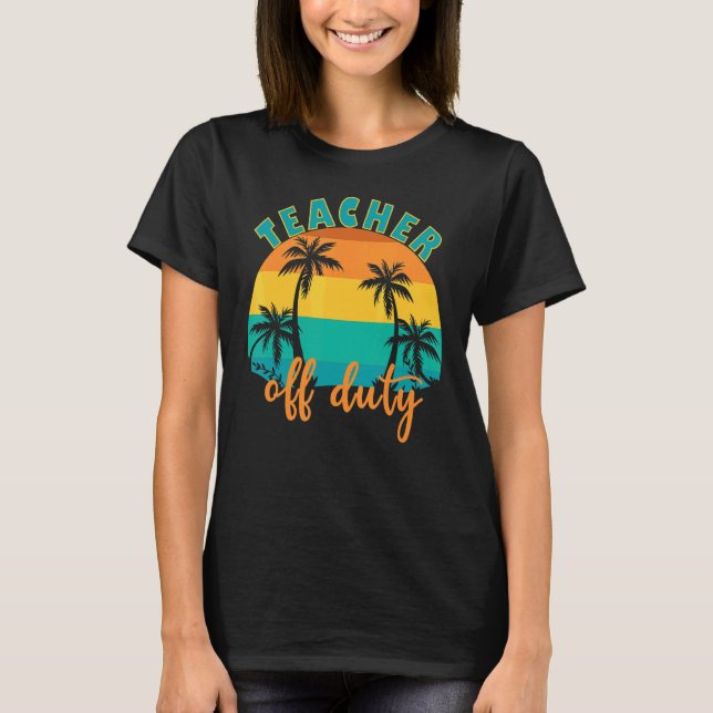 Camiseta Professora Das Escolas De Demissão Para Professore (Frente)