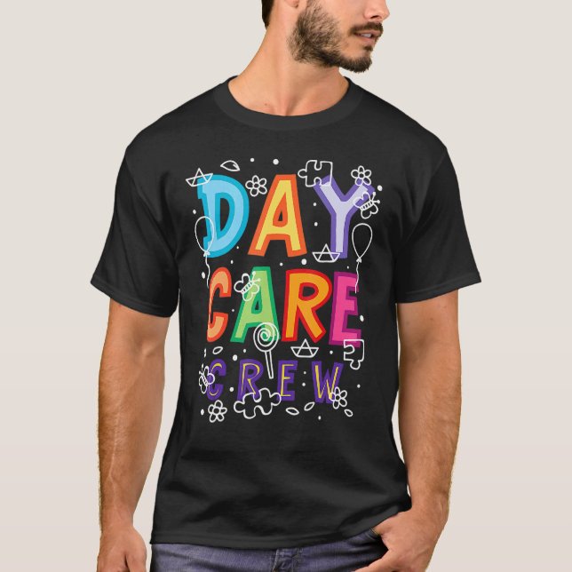 Camiseta Professora de acolhimento de crianças do Daycare P (Frente)