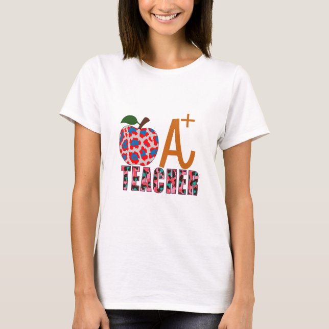 Camiseta Professora de Arte Apple A Mais Professora (Frente)
