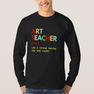 Camiseta Professora De Arte Como Um Professor Normal Apenas