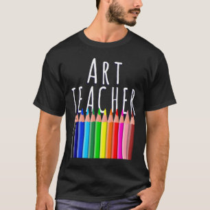 Camiseta Professora De Arte De Volta À Oferta De Artista Cr