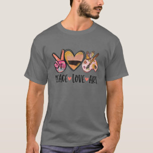 Camiseta Professora de Arte em Paleta de Paz e Amor