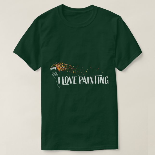Camiseta Professora de Arte Pintor-Pintor (Frente do Design)