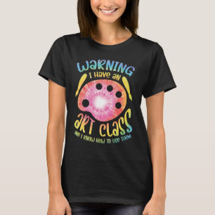 Camiseta Professora de Arte - Roupa de Ensino para Homens M