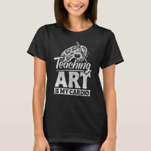 Camiseta Professora de Arte - Roupa de Ensino para Homens M