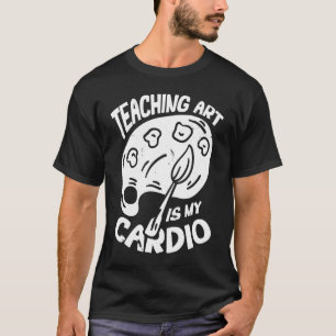Camiseta Professora de Arte - Roupa de Ensino para Homens M