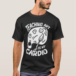 Camiseta Professora de Arte - Roupa de Ensino para Mulheres