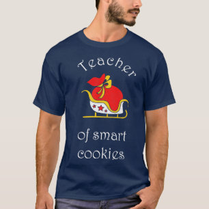 Camiseta Professora de biscoitos espertos Feliz Família Nat