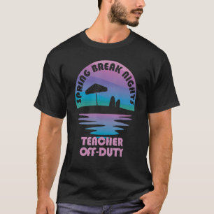 Camiseta Professora de Break Sunset Vintage Vinculando Mulh