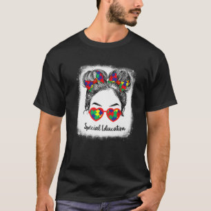 Camiseta Professora de Cabelo de Arma Mensageiro da Educaç