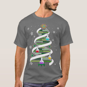 Camiseta Professora De Ciência Árvore De Natal Para Cientis