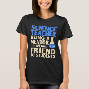 Camiseta Professora De Ciência Das Mulheres Mentor E Amiga
