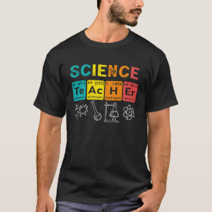 Camiseta Professora de Ciência em Química e Biologia Profes
