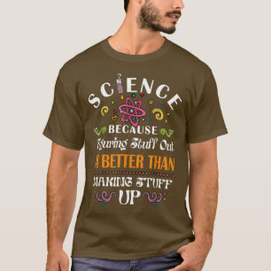 Camiseta Professora De Ciências A Descobrir As Coisas É Mel