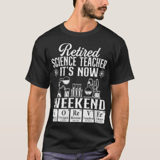 Camiseta Professora de Ciências aposentada na Escola Reti