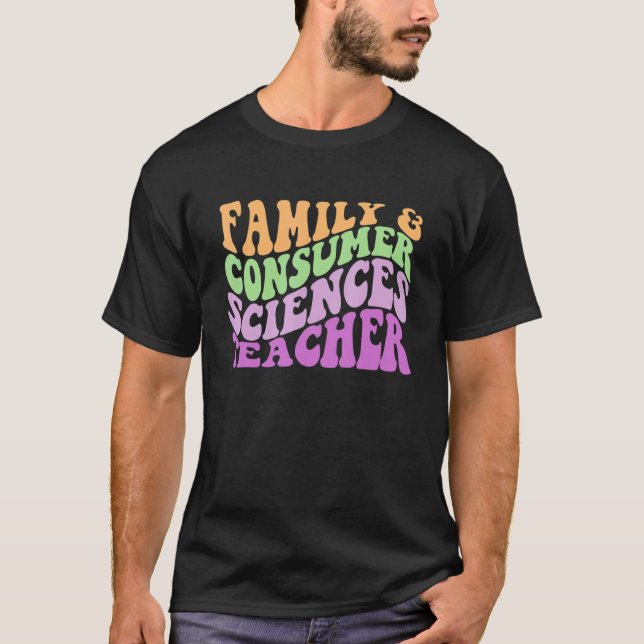 Camiseta Professora de Ciências do Consumidor Familiar (Frente)