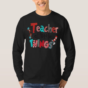 Camiseta Professora De Coisas Pequenas Para O Gato De Profe
