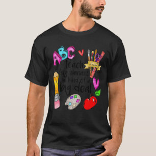 Camiseta Professora de creche Ensino Humanos Pequenos Eu so