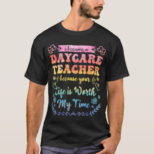 Camiseta Professora de creche que aprecia funcionários de a