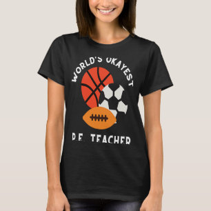 Camiseta Professora De Educação Física E Educador P E 1