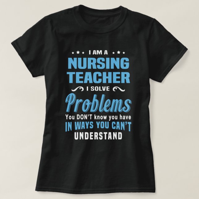Camiseta Professora de Enfermagem (Frente do Design)