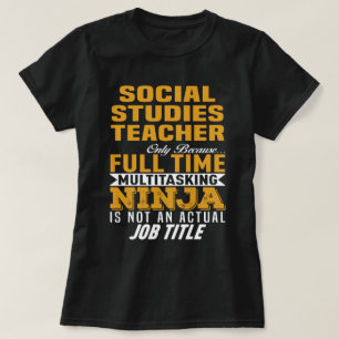 Camiseta Professora de Estudos Sociais
