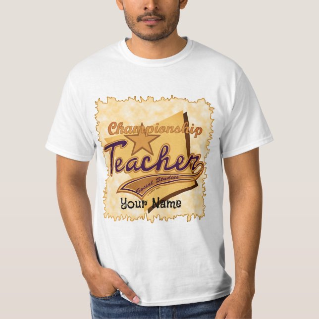 Camiseta Professora de Estudos Sociais Champion (Frente)