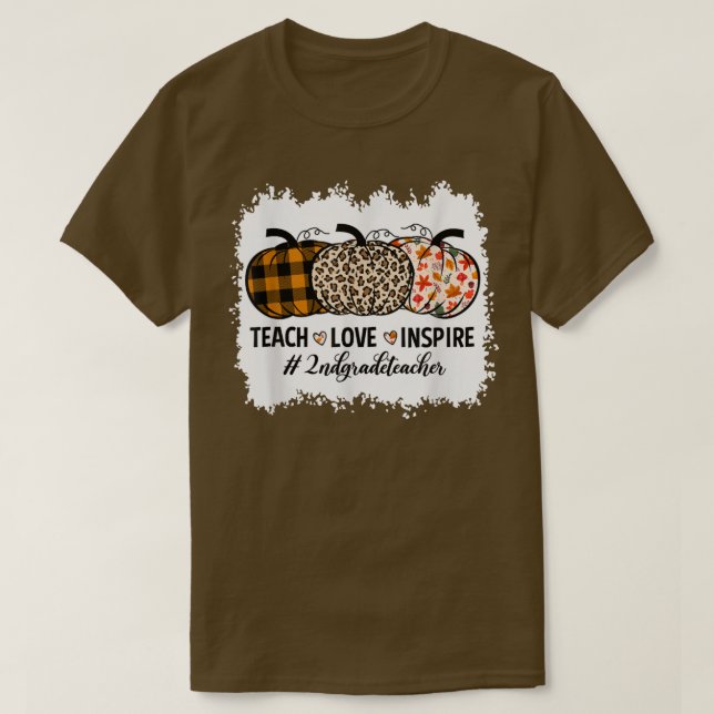 Camiseta Professora De Grau segundo De Volta À Escola Pumpk (Frente do Design)