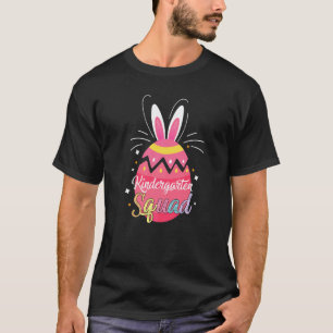 Camiseta Professora de Jardim de Infância Esquadrão Coelhin