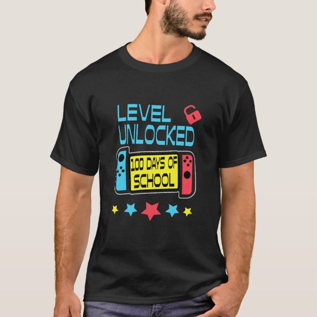 Camiseta Professora de Jogos de Vídeo do 100º Dia (Frente)